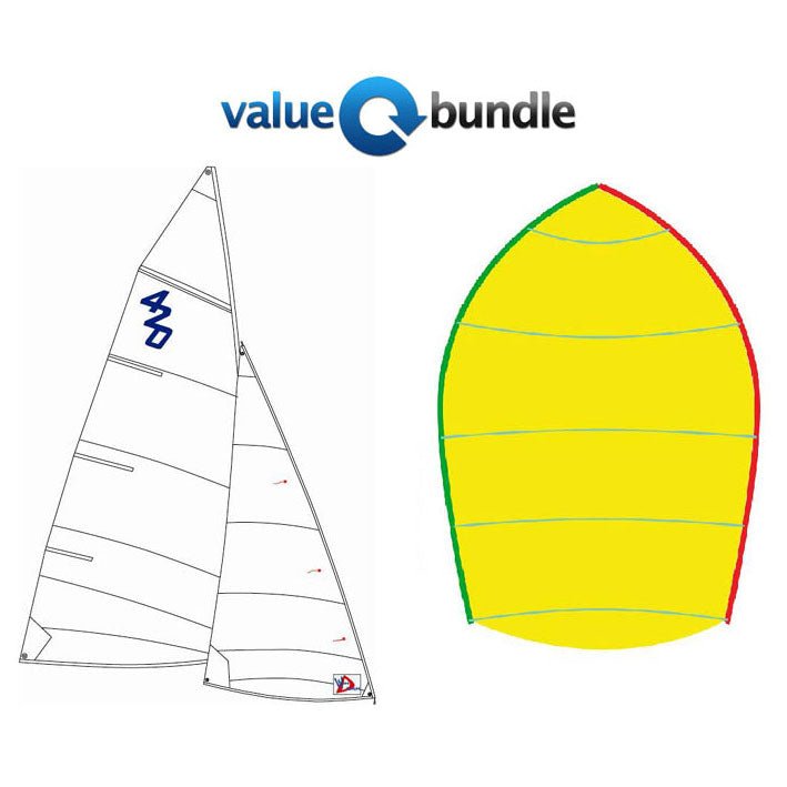 WinDesign Segelsatz für 420er (Fock, Großsegel + Spinnaker)